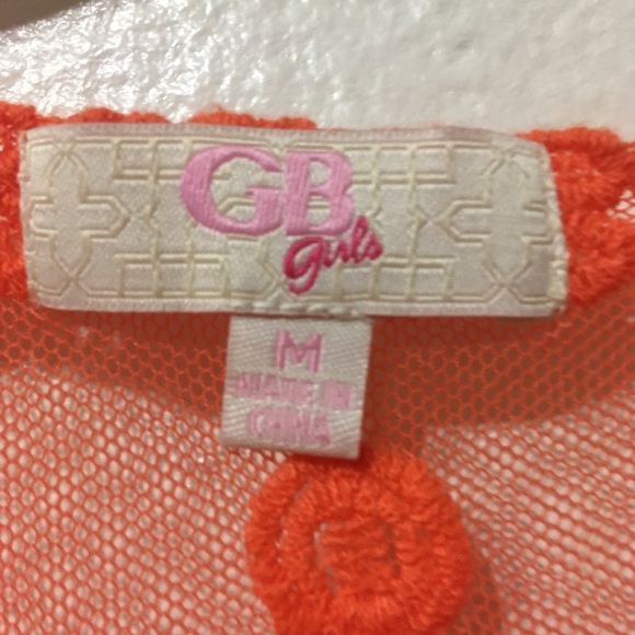 NWT GB Girls (Med) Summer Orange - Picture 2 of 4